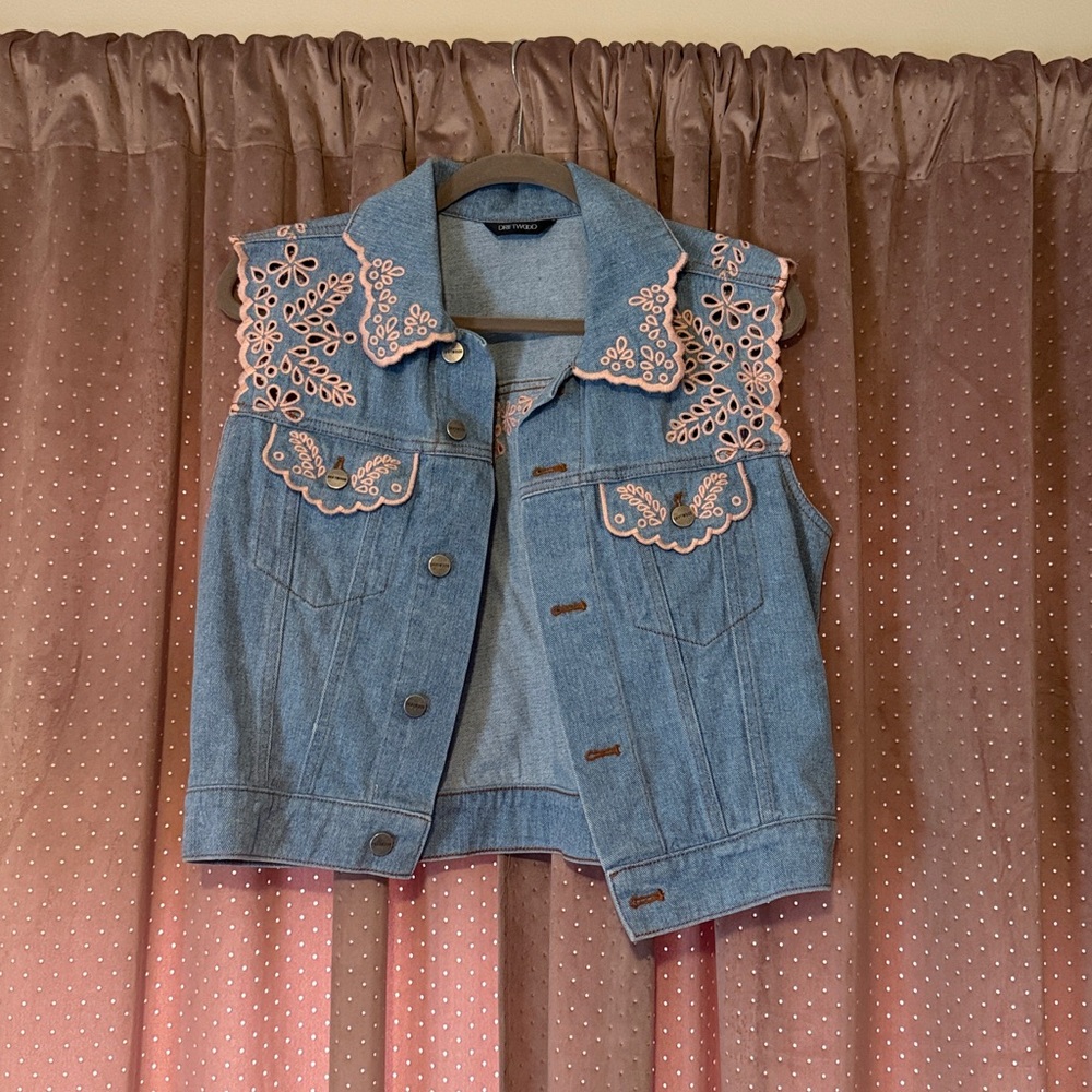 DRIFTWOOD Light Blue Denim Vest